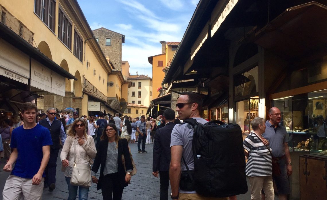 Justin on Ponte Vecchio