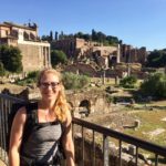 Heather at the Roman Forum