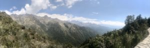 hiking the inca trail panorama day 3